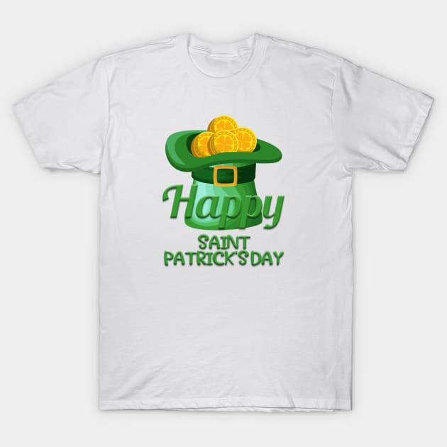 Happy St Patricks Day T-Shirt by Kencur